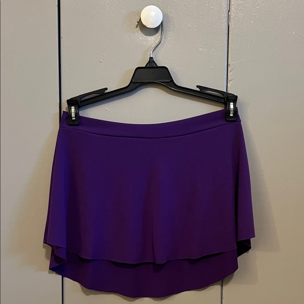 Purple pull on Dance Skirt